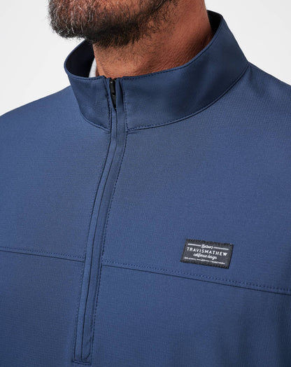 TravisMathew | Wanderlust Quarter Zip - Mood Indigo