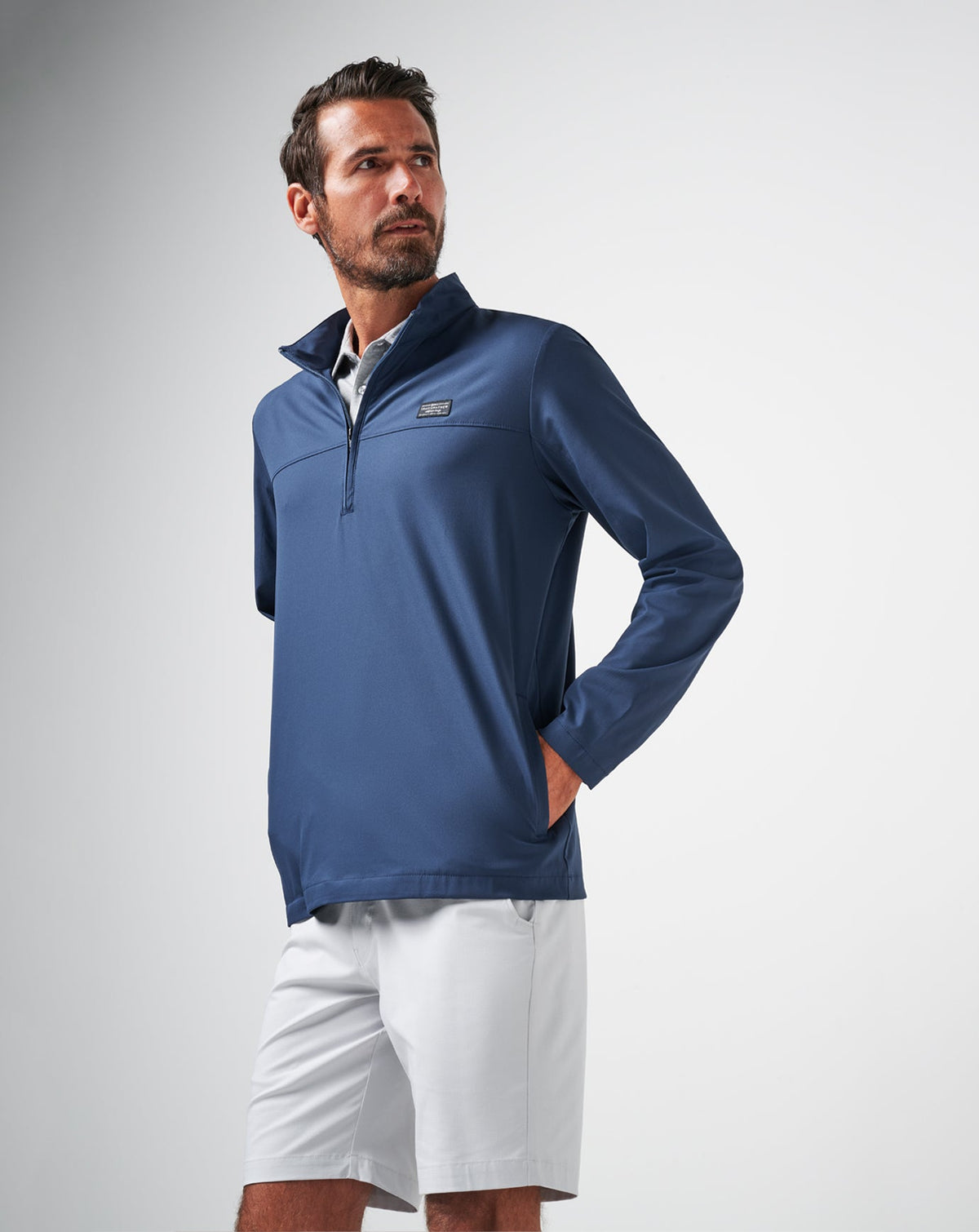 TravisMathew | Wanderlust Quarter Zip - Mood Indigo