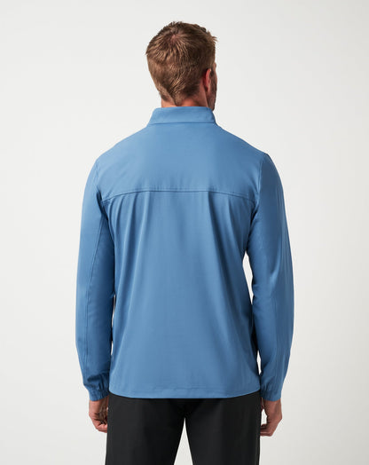 TravisMathew | Wanderlust Quarter Zip - Copen Blue