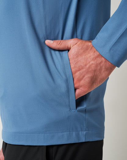 TravisMathew | Wanderlust Quarter Zip - Copen Blue