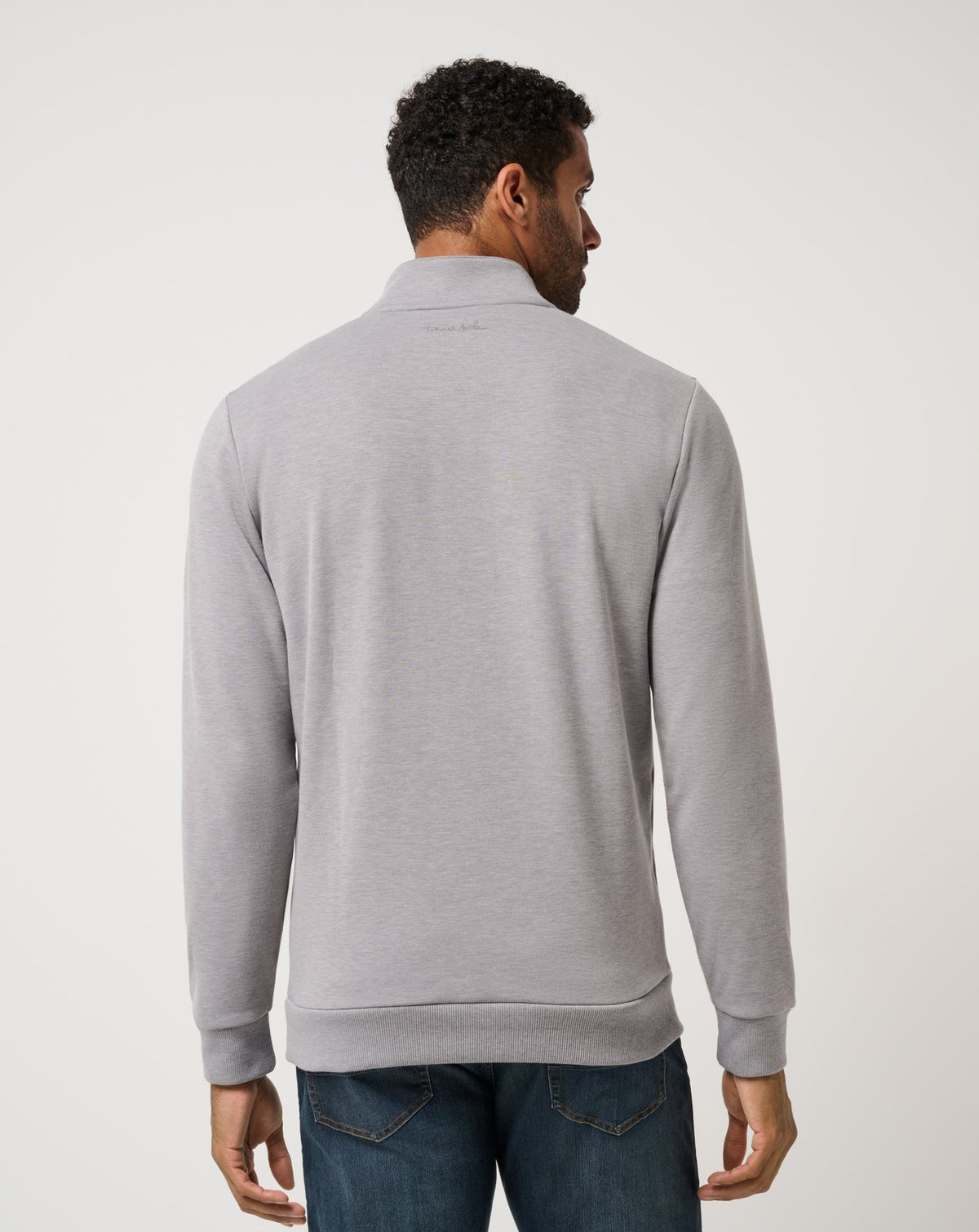 TravisMathew | Cloud Quarter Zip 2.0 - Heather Medium Grey
