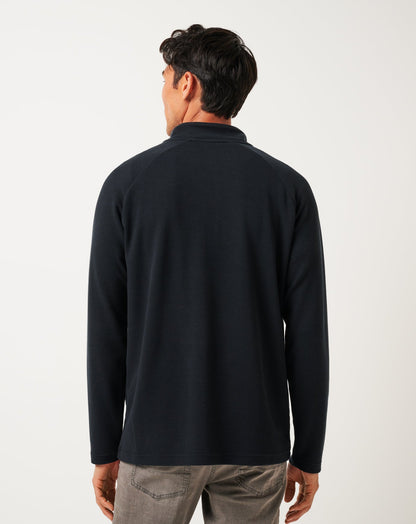 TravisMathew | Performance Waffle Quarter Zip - Black