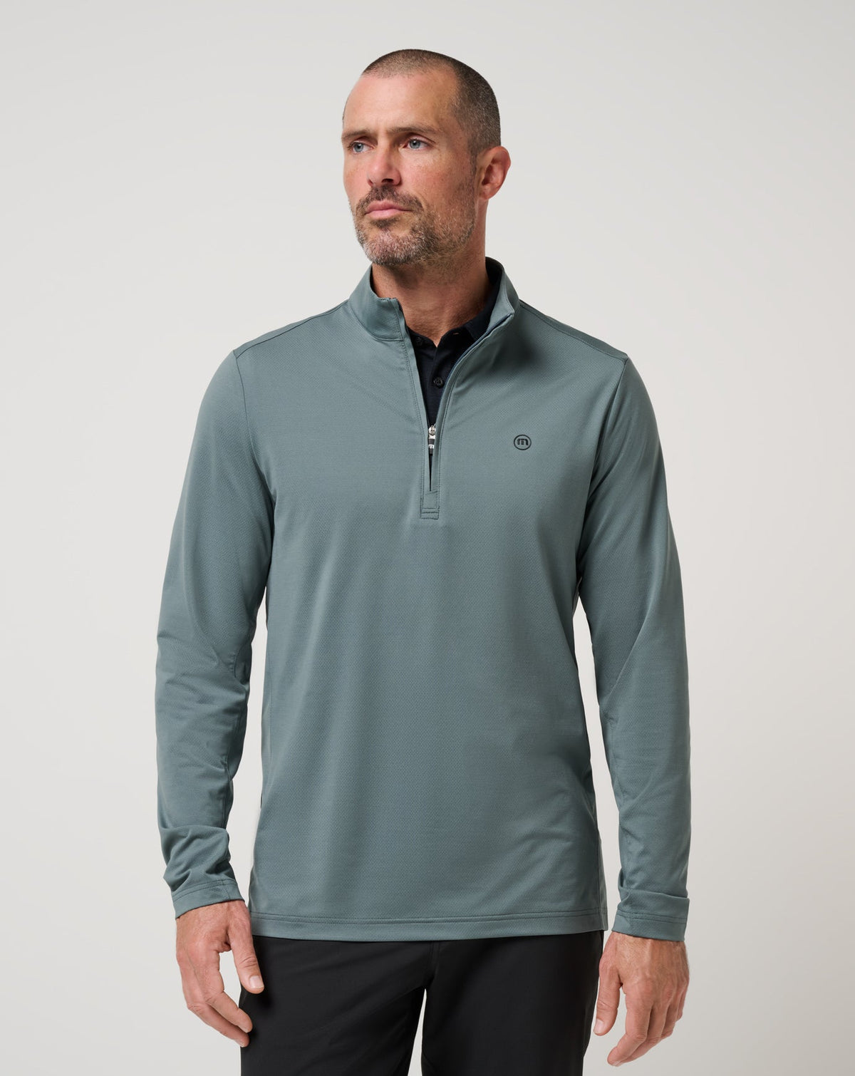 TravisMathew | Heater Pro Quarter Zip - Balsam Green