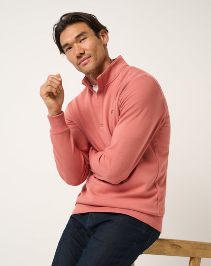 TravisMathew | Cloud Quarter Zip 2.0 - Brick Dust