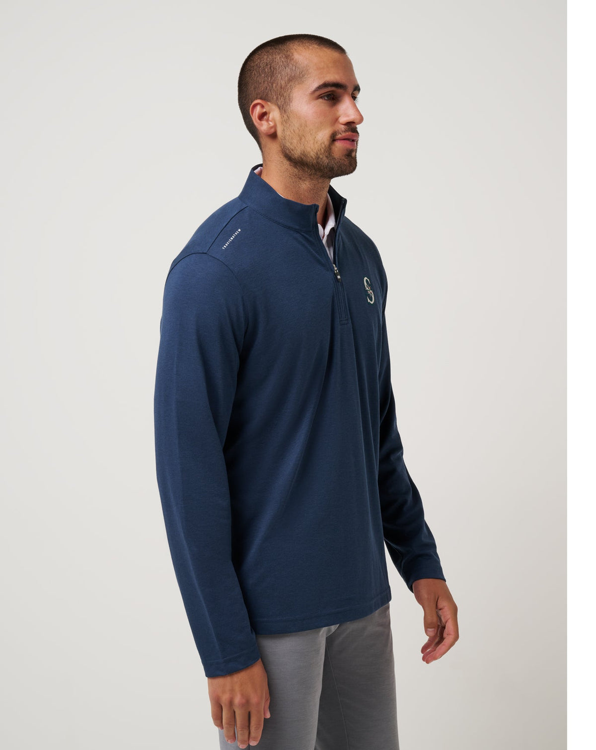 TravisMathew | Seattle Mariners Time To Tailgate Quarter Zip - Navy
