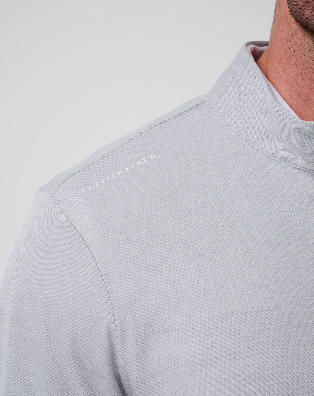 TravisMathew | New York Yankees Time To Tailgate Quarter Zip - Heather Grey