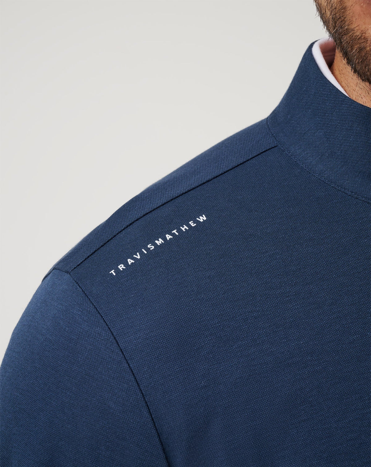TravisMathew | Atlanta Braves Time To Tailgate Quarter Zip - Navy