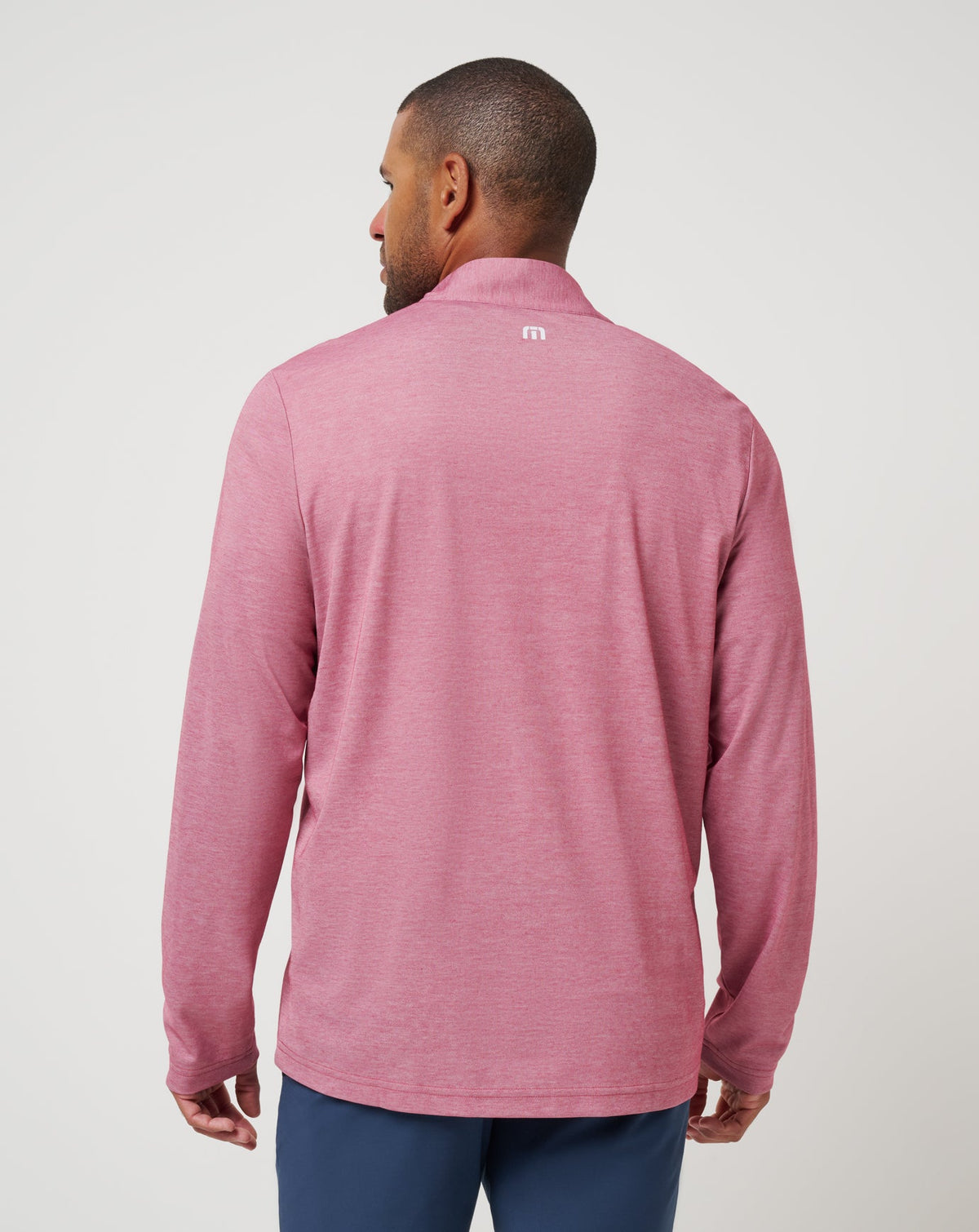 TravisMathew | Cleveland Guardians Time To Tailgate Quarter Zip - Heather Red