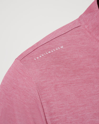 TravisMathew | Cleveland Guardians Time To Tailgate Quarter Zip - Heather Red