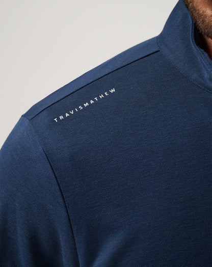 TravisMathew | Los Angeles Angels Time To Tailgate Quarter Zip - Navy