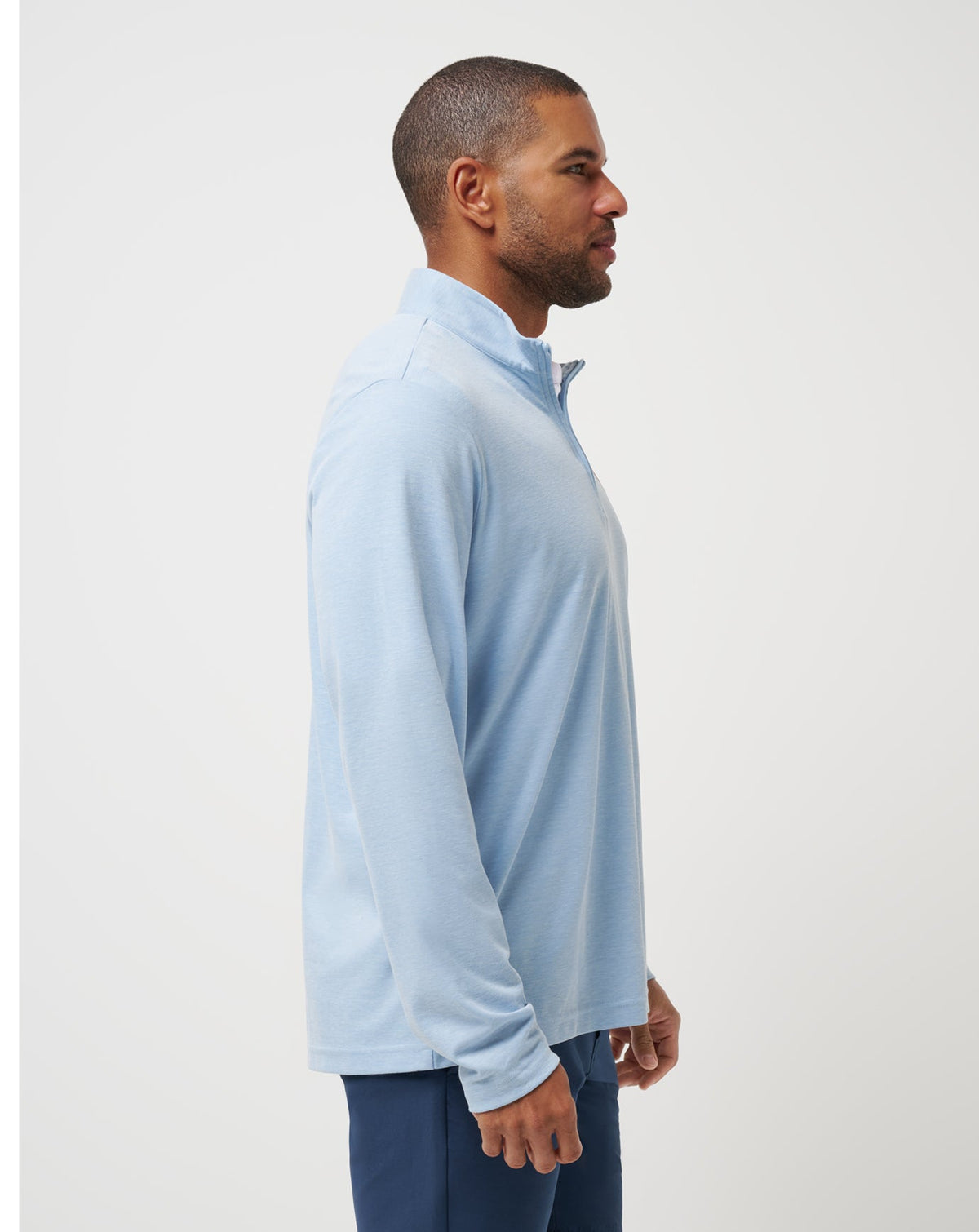 TravisMathew | Minnesota Twins Time To Tailgate Quarter Zip - Heather Blue