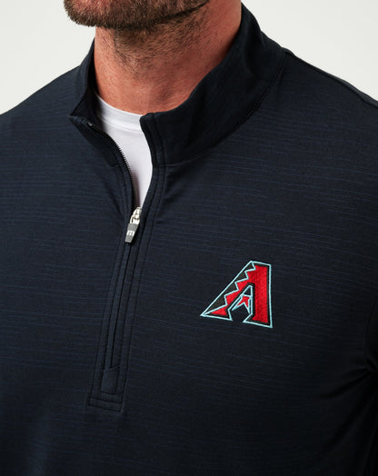 TravisMathew | Arizona Diamondbacks The Heater Quarter Zip - Black