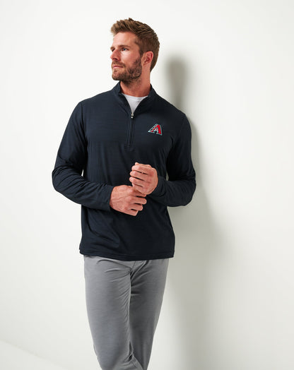 TravisMathew | Arizona Diamondbacks The Heater Quarter Zip - Black