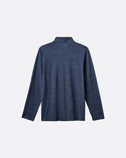TravisMathew | Boston Red Sox The Heater Quarter Zip - Vintage Indigo/Black