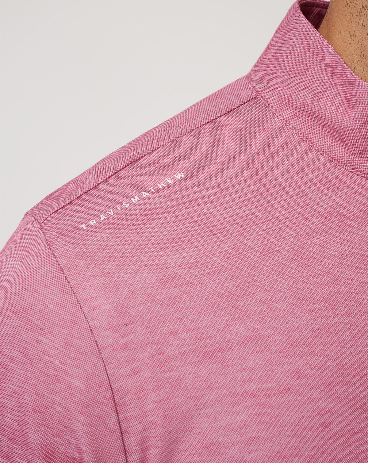 TravisMathew | Atlanta Braves Time To Tailgate Quarter Zip - Heather Red