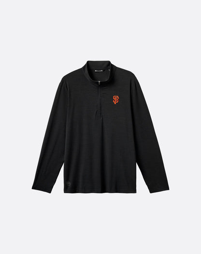 TravisMathew | San Francisco Giants The Heater Quarter Zip - Black
