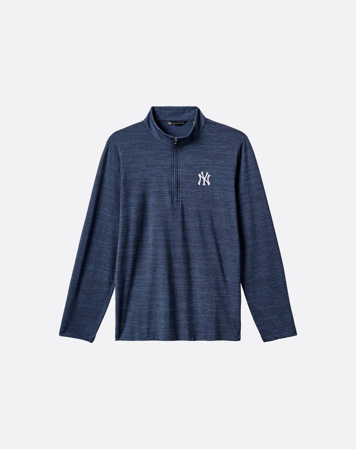 TravisMathew | New York Yankees The Heater Quarter Zip - Vintage Indigo/Black