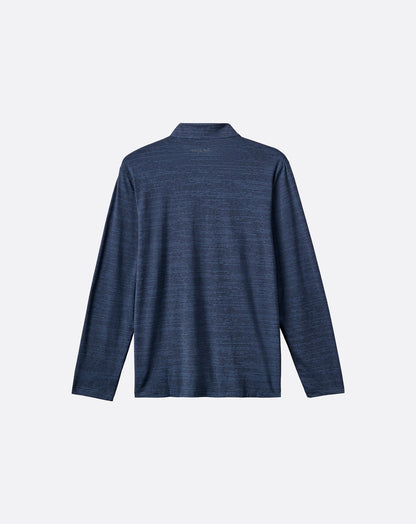 TravisMathew | New York Yankees The Heater Quarter Zip - Vintage Indigo/Black