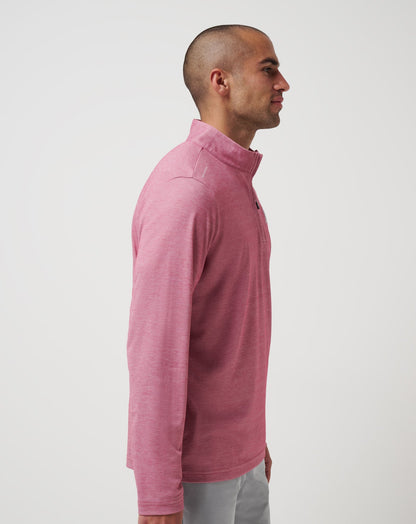 TravisMathew | Washington Nationals Time To Tailgate Quarter Zip - Heather Red