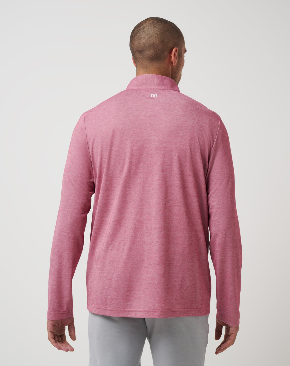 TravisMathew | Washington Nationals Time To Tailgate Quarter Zip - Heather Red