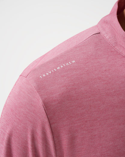 TravisMathew | Washington Nationals Time To Tailgate Quarter Zip - Heather Red