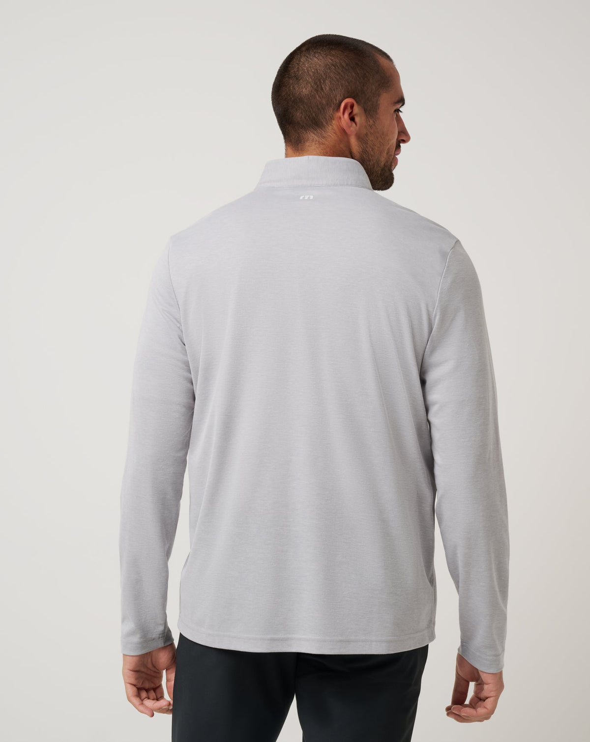 TravisMathew | Cincinatti Reds Time To Tailgate Quarter Zip - Heather Grey