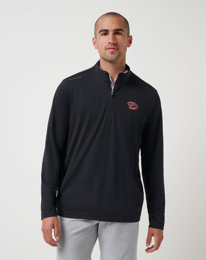 TravisMathew | Arizona Diamondbacks Time To Tailgate Quarter Zip - Black