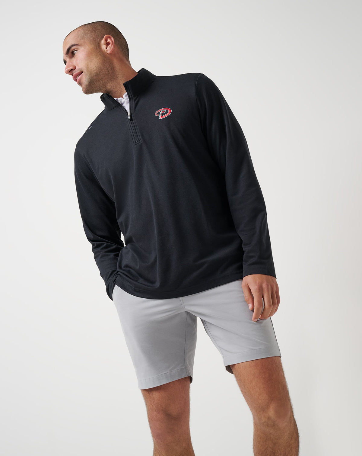 TravisMathew | Arizona Diamondbacks Time To Tailgate Quarter Zip - Black