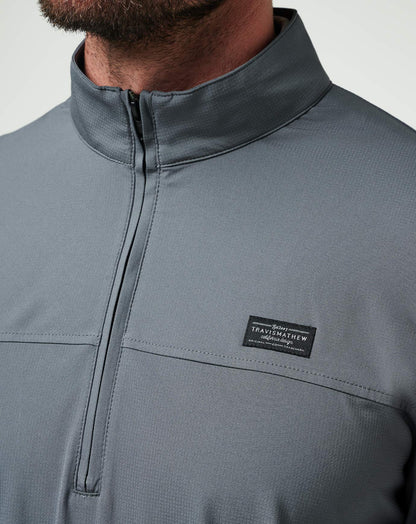 TravisMathew | Wanderlust Quarter Zip - Quiet Shade