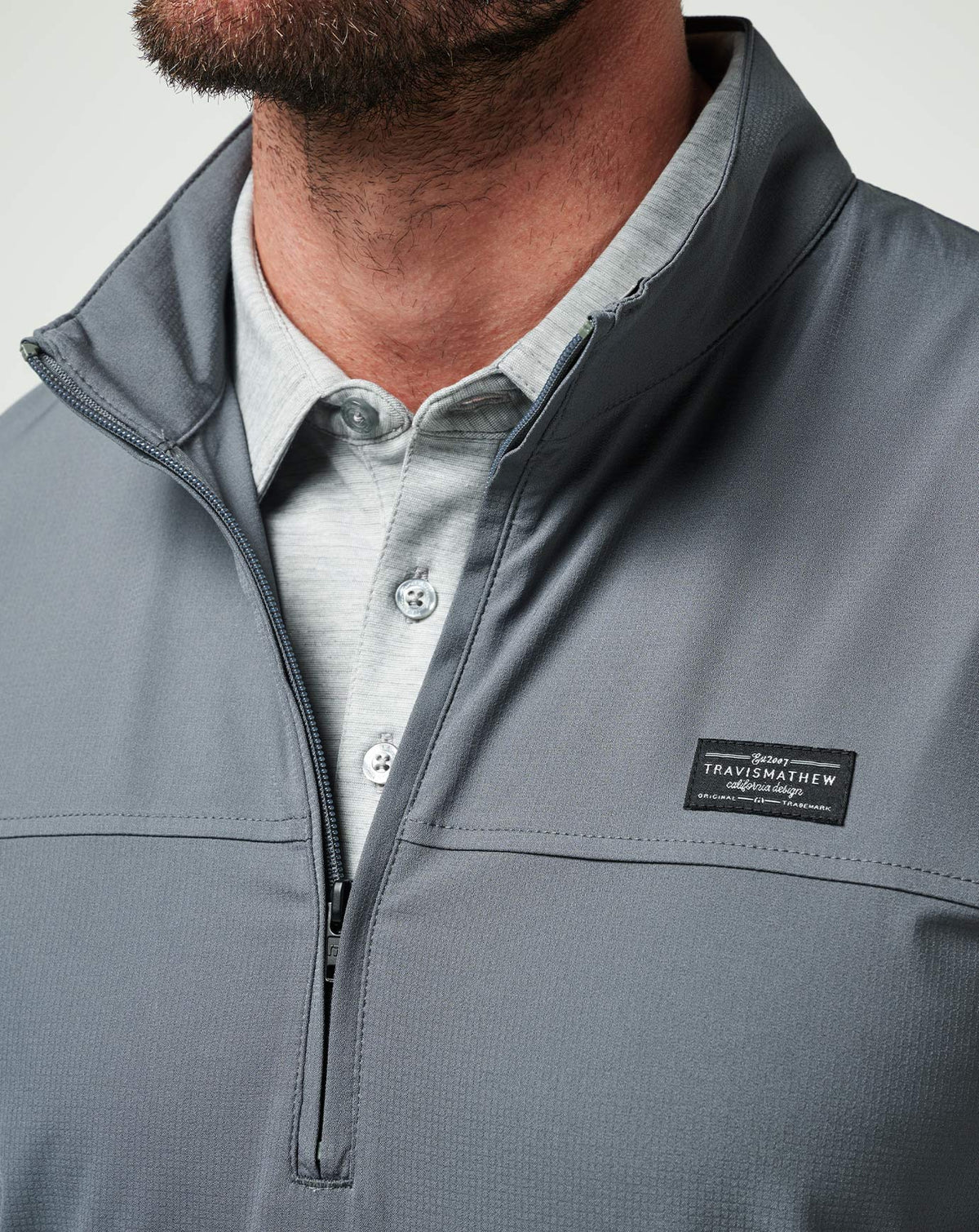 TravisMathew | Wanderlust Quarter Zip - Quiet Shade