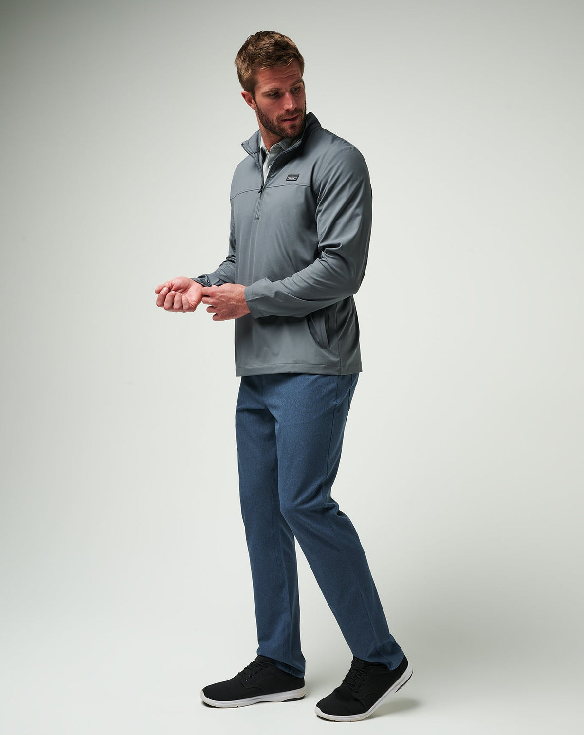 TravisMathew | Wanderlust Quarter Zip - Quiet Shade