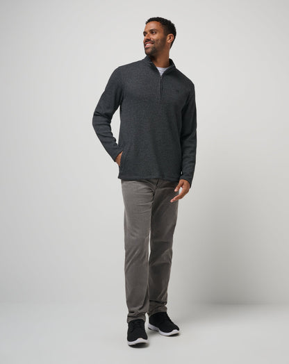 TravisMathew | Last Sunset Quarter Zip - Heather Dark Grey
