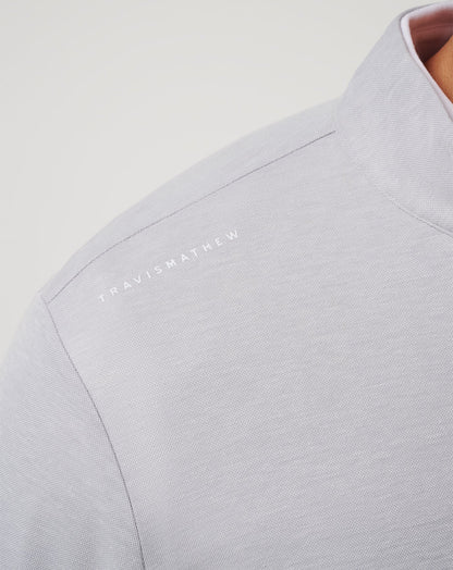 TravisMathew | Baltimore Orioles Time To Tailgate Quarter Zip - Heather Grey