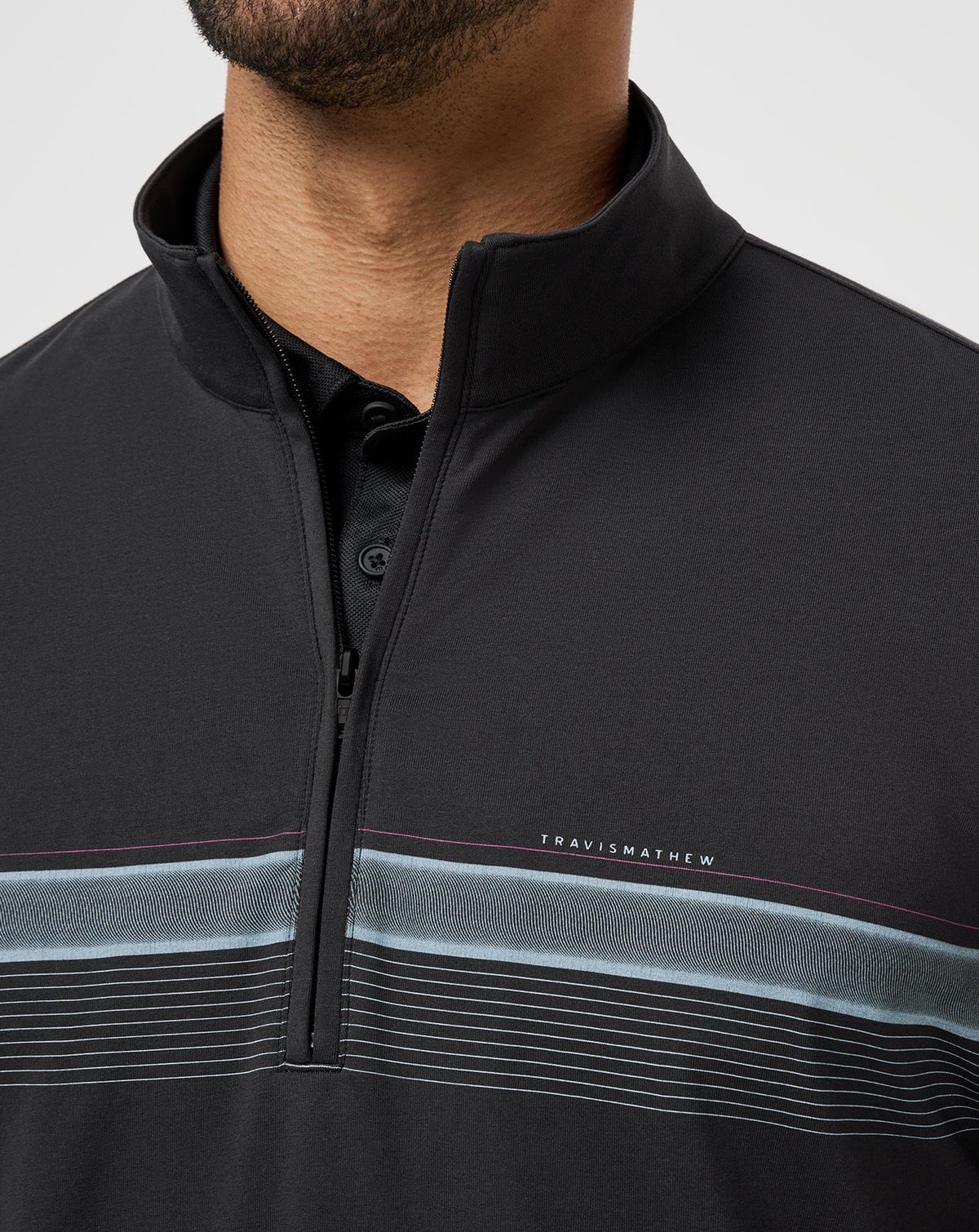 TravisMathew | Nautical Adventure Quarter Zip - Black