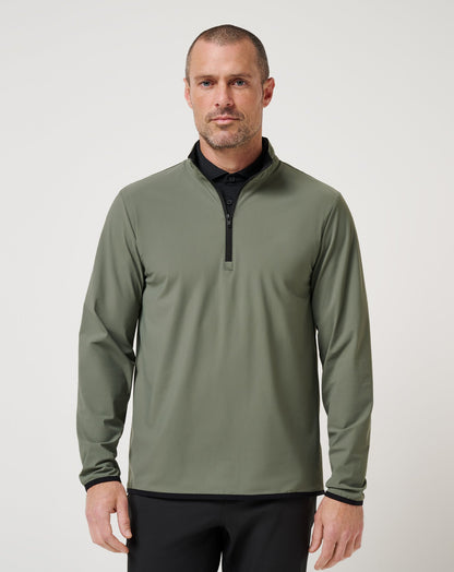 TravisMathew | Jeep Tour Quarter Zip - Dark Olive