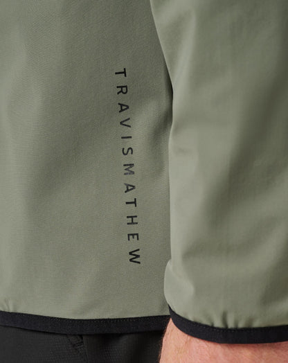 TravisMathew | Jeep Tour Quarter Zip - Dark Olive