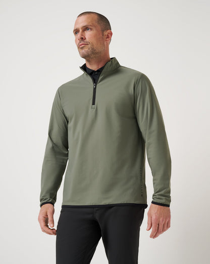 TravisMathew | Jeep Tour Quarter Zip - Dark Olive