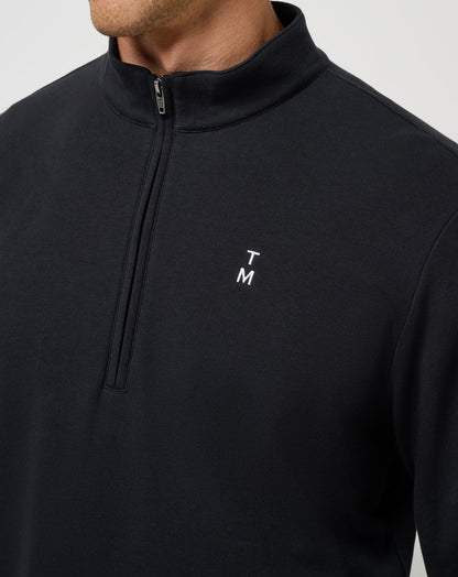 TravisMathew | Happier Hour Quarter Zip - Black