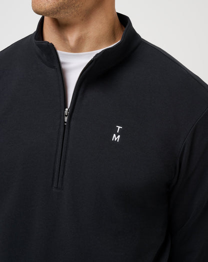 TravisMathew | Happier Hour Quarter Zip - Black