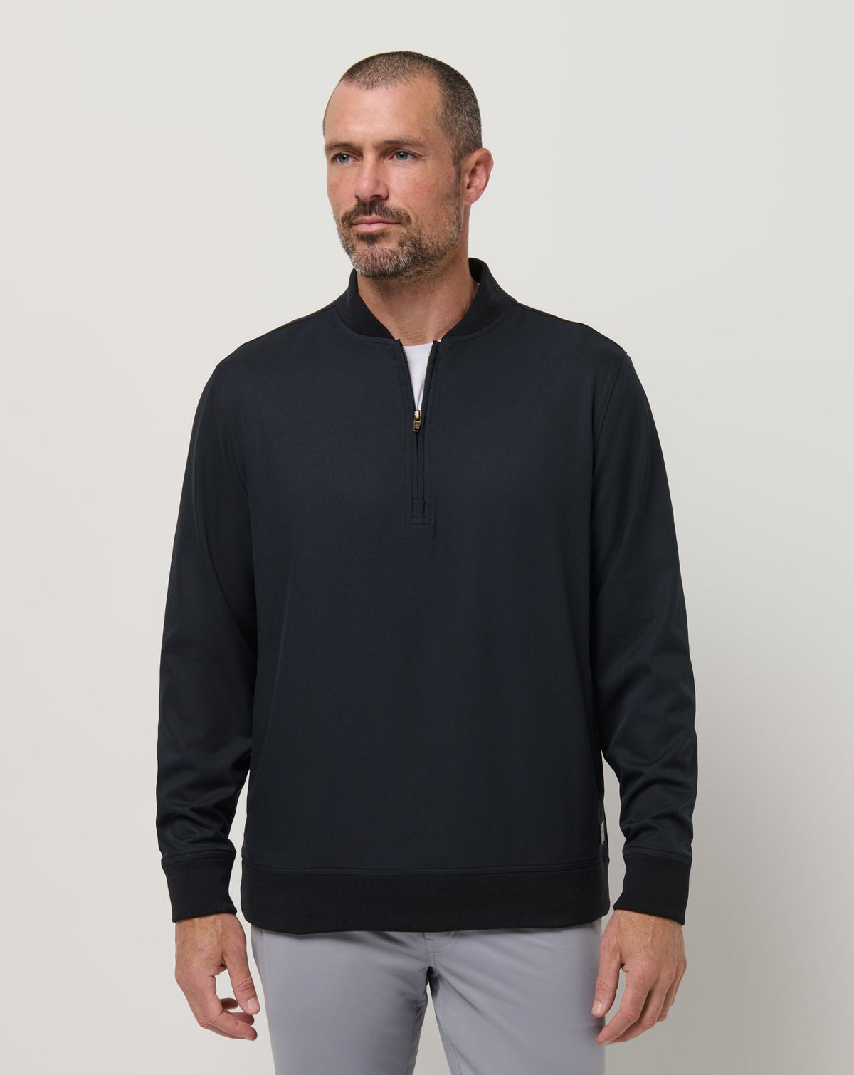 TravisMathew | Highway Men Quarter Zip - Black