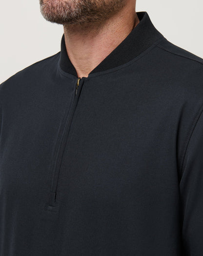 TravisMathew | Highway Men Quarter Zip - Black