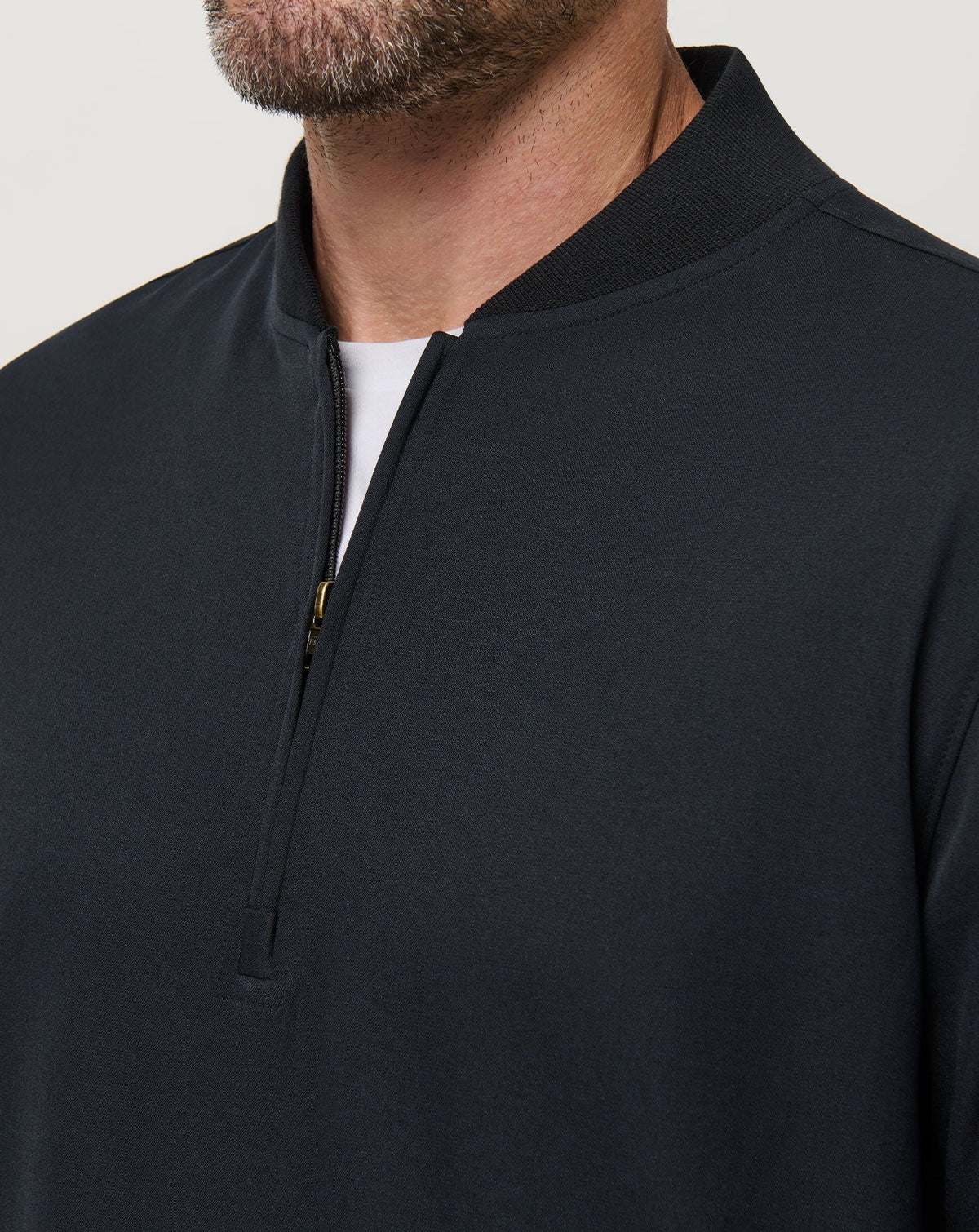 TravisMathew | Highway Men Quarter Zip - Black