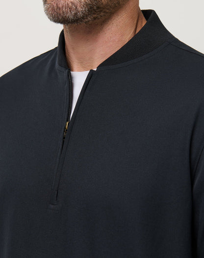 TravisMathew | Highway Men Quarter Zip - Black