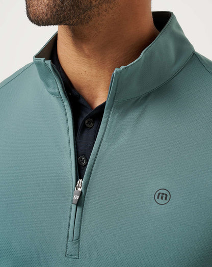TravisMathew | Heater Pro Quarter Zip - Silver Pine