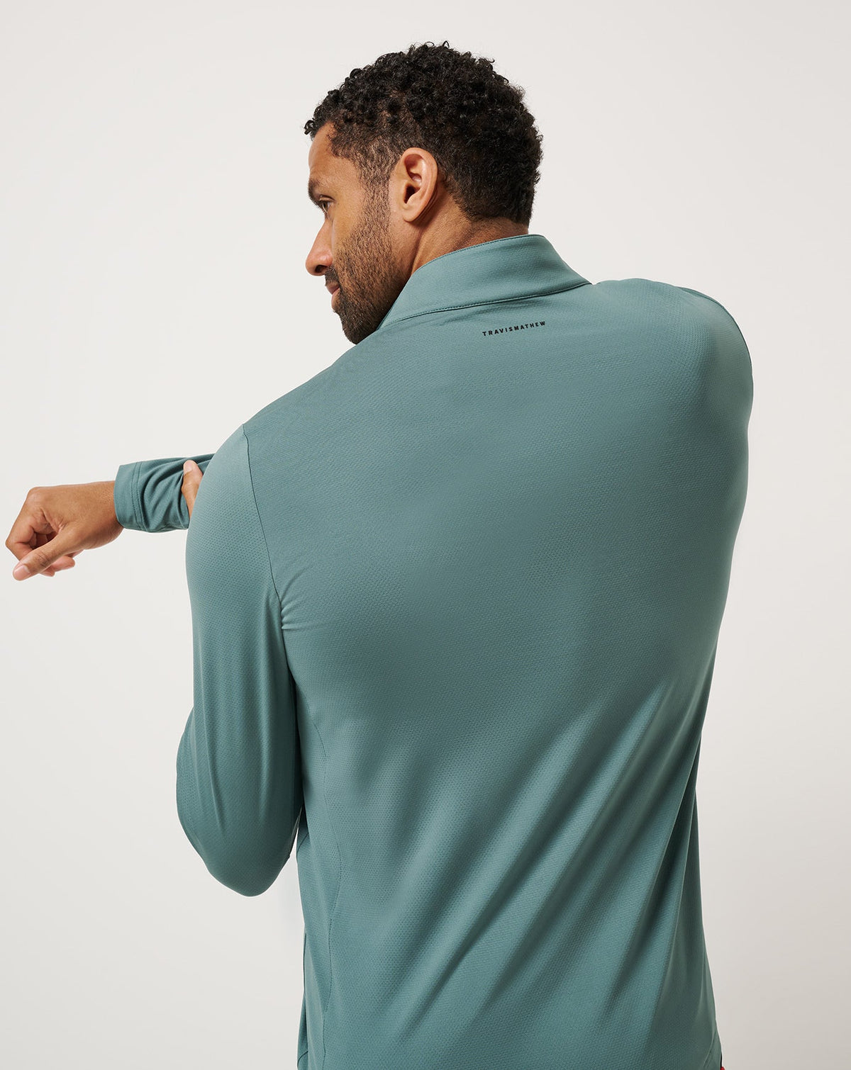 TravisMathew | Heater Pro Quarter Zip - Silver Pine