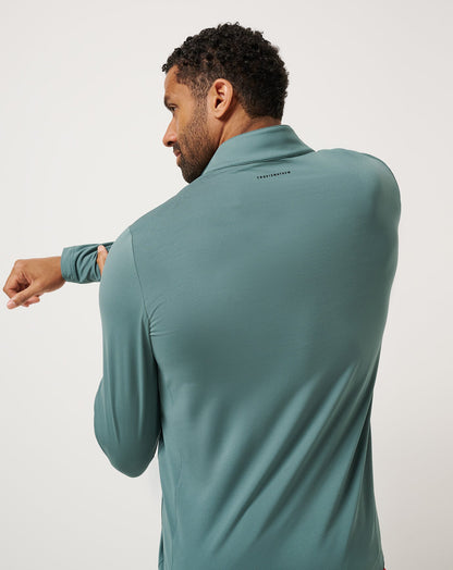 TravisMathew | Heater Pro Quarter Zip - Silver Pine