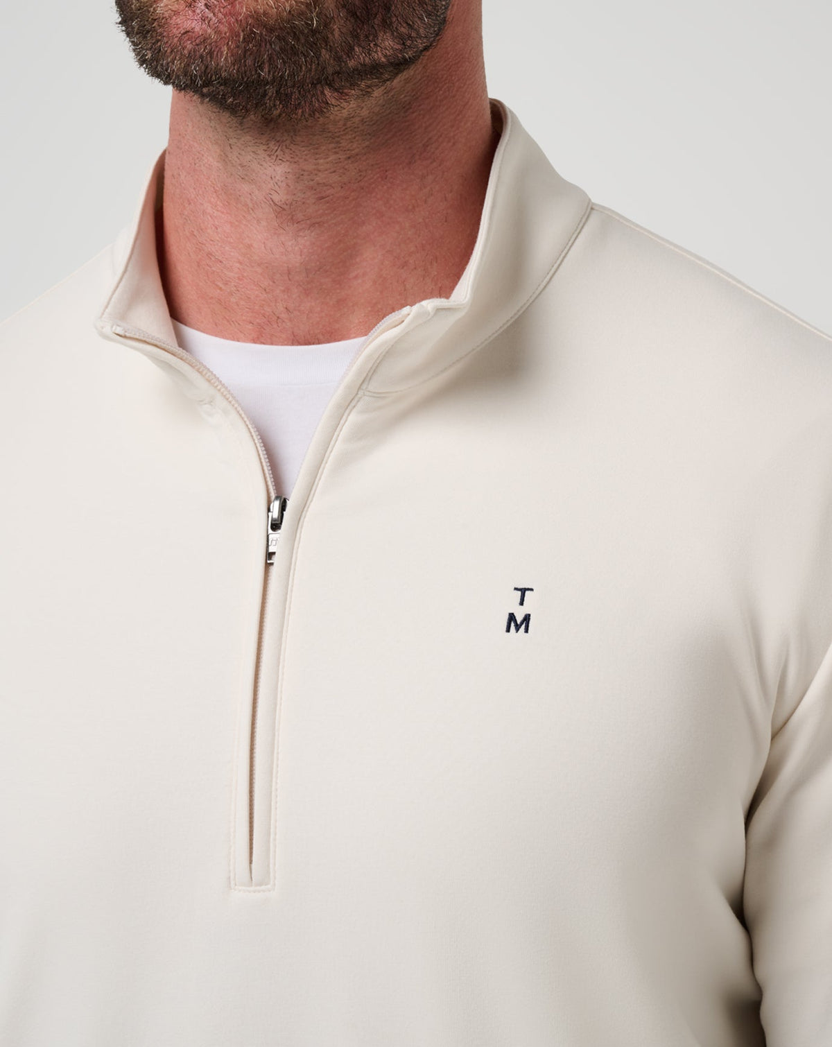 TravisMathew | Happier Hour Quarter Zip - Birch