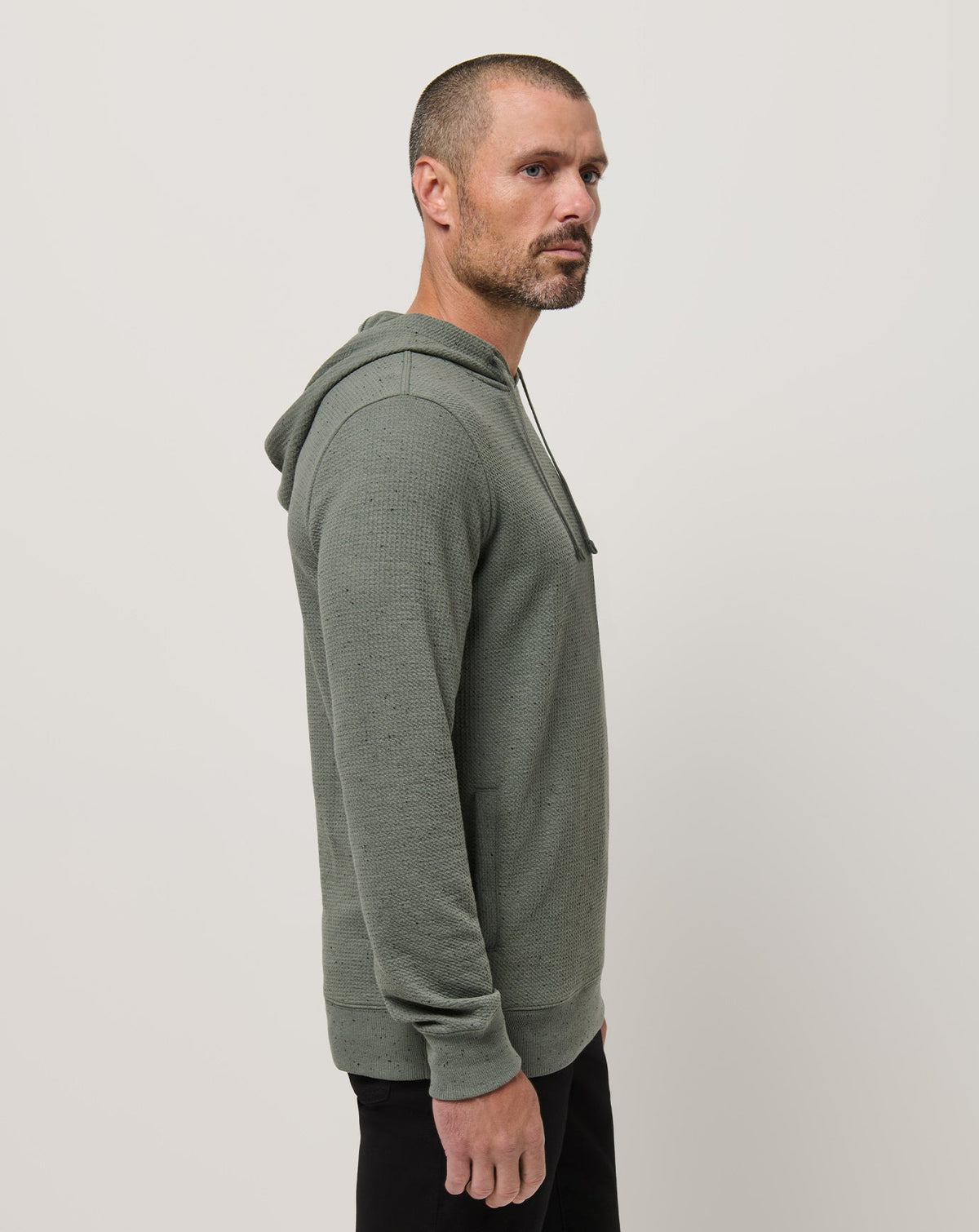 TravisMathew | Cloud Waffle Hoodie - Dark Olive