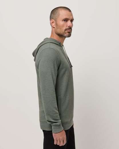 TravisMathew | Cloud Waffle Hoodie - Dark Olive