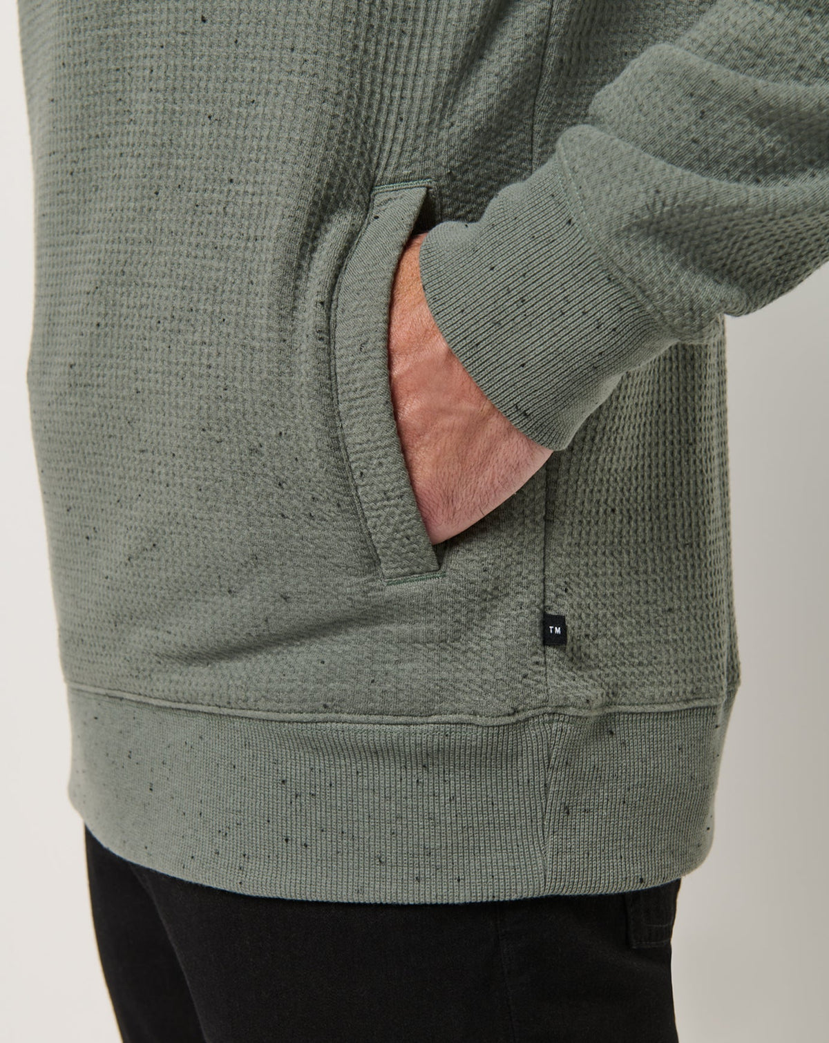 TravisMathew | Cloud Waffle Hoodie - Dark Olive
